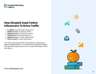 Playful Digital Marketing Case Study Template - Page 5