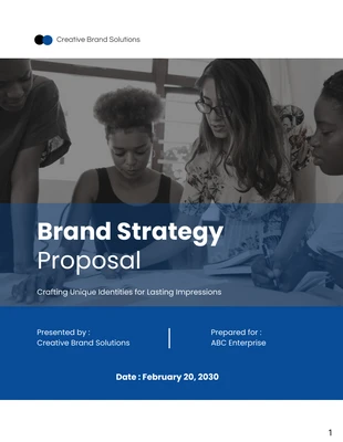 premium  Template: Brand Strategy Proposal Template