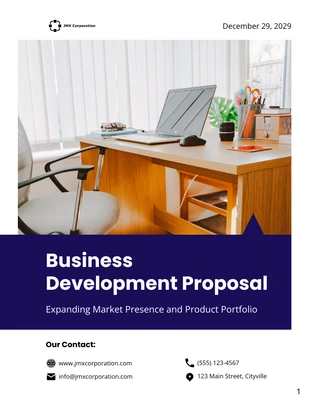 business  Template: Business Development Proposal Template