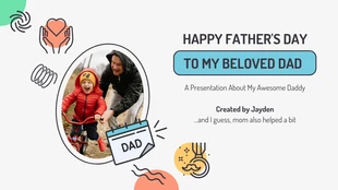 Free  Template: Colorful and Modern Father's Day Presentation