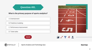 Grey Colorful Simple Sports Quizzes Presentation - Page 2