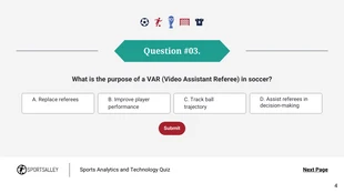 Grey Colorful Simple Sports Quizzes Presentation - Page 4