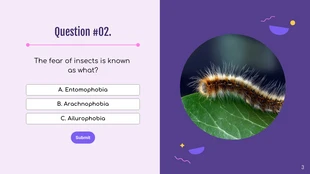 Purple Pink Yellow Illustration Quiz Presentation - Page 3