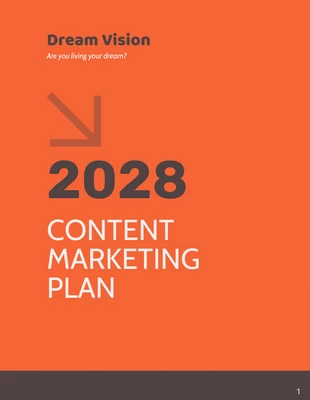 business  Template: Content Marketing Plan