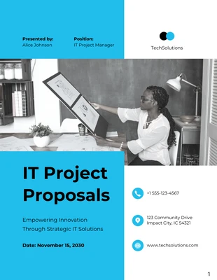 premium  Template: IT Project Proposal Template