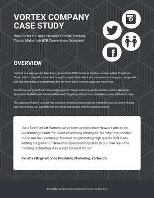 business  Template: B2B Content Marketing Case Study Template