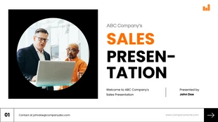 Free  Template: Sales Presentation Template