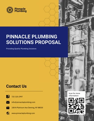 business  Template: Plumbing Services Proposal Template