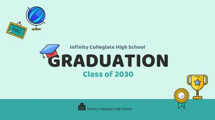 Free  Template: Playful Graduation Presentation Template