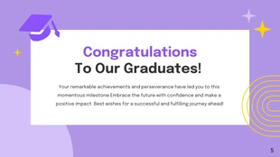 Pastel Purple Graduation Presentation - Page 5