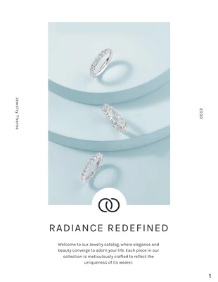 premium  Template: Minimilist Jewelry Catalogs Template