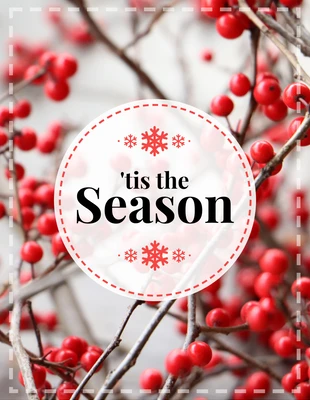 business  Template: Seasons Greetings Card