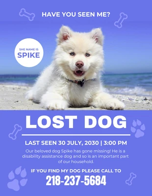 Free  Template: Free Dog Flyer Template