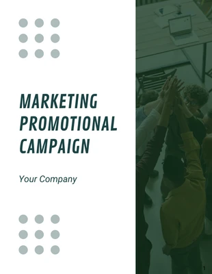 Free  Template: Promotional Campaign Communication Plan Template