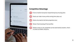 Red Airbnb Pitch Deck Template - Page 6