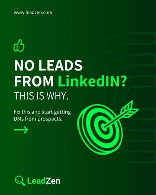 Free  Template: LinkedIn Lead Generation Carousel Template