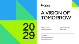 Free  Template: Modern Future Vision Presentation Template