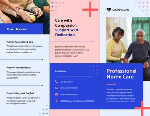 premium  Template: Home Care Brochure Template