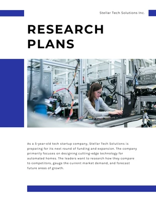 Free  Template: Minimalist Research Plan Template