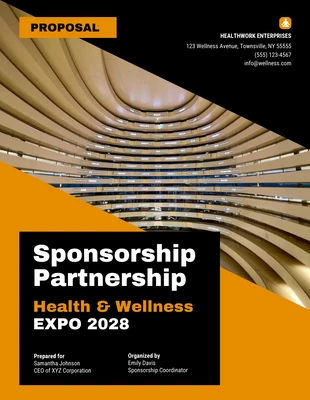 Free  Template: Sponsorship Partnership Proposal Template