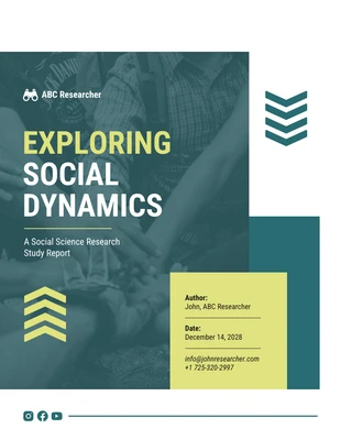 Free  Template: Social Science Research Report Template