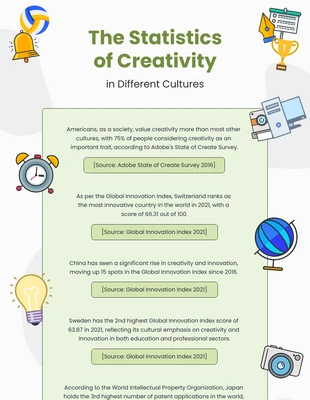 Free  Template: Simple Creative Infographic Template