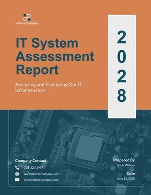 Free  Template: IT System Assessment Report Template