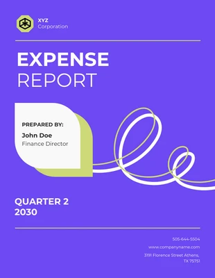 Free  Template: Expense Report Template