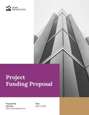 business  Template: Funding Proposal Template