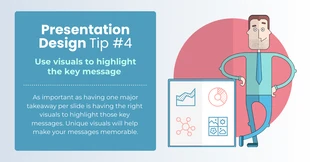 premium  Template: Illustrative Presentation Design Tips Facebook Post