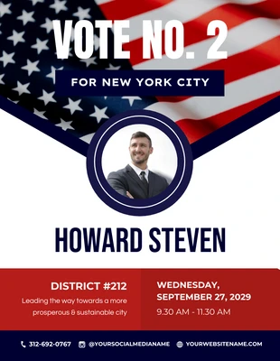 Free  Template: Political Flyer Template