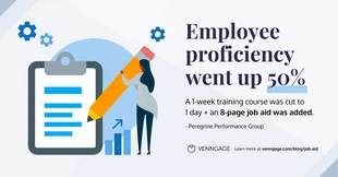 premium  Template: Employee Proficiency Statistic Twitter Post