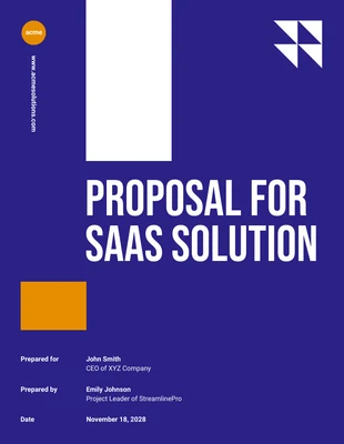 Free  Template: Software as a Service (SaaS) Proposal Template