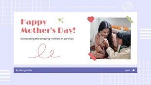 premium  Template: Simple Happy Mother Day Presentation Template