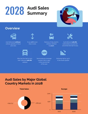 premium  Template: Sales Infographic Template