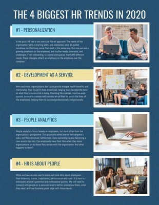 business  Template: HR Trends Photo List Infographic Template