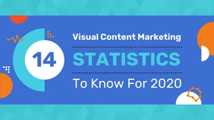 premium  Template: Visual Content Marketing Statistics Blog Header