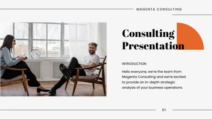 Free  Template: Simple Consulting Presentation Template