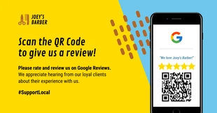 premium  Template: Leave Us A Google Review Template