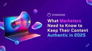 Free  Template: Vibrant AI Marketing Visuals Blog Header