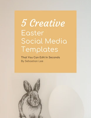 Free  Template: Easter Inspiration Templates Pinterest Post