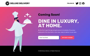 premium  Template: Coming Soon Landing Page Template