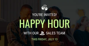 premium  Template: Happy Hour LinkedIn Post