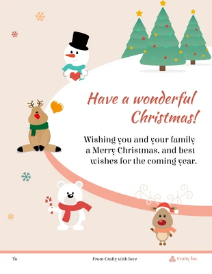 Free  Template: Printable Christmas Cards