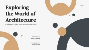 Free  Template: Exploring The World Of Architecture Presentation Template