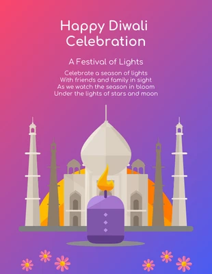 Free  Template: Happy Diwali Template