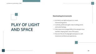 White Pastel Green Minimalist Geometric Architecture Presentation - Page 4