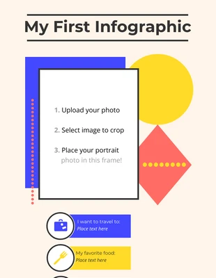 Free  Template: Geometric Frame Infographic Template