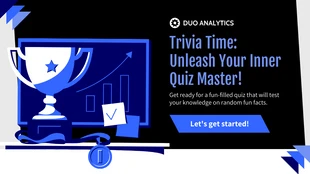 Free interactive Template: Fun Engagement Trivia Quiz Presentation