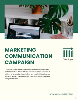 Free  Template: Marketing Campaign Communication Plan Template